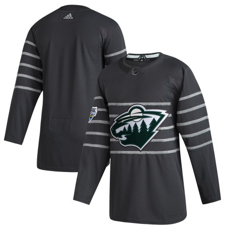 Män NHL Minnesota Wild Tröjor Blank Grå Adidas 2020 All-Star Authentic